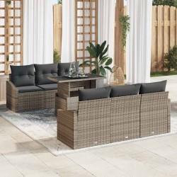 Sonata H Градински Софа Комплект 7 pcs Сив 100 x 55 x 73 см - Canapele și bănci de grădină