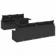 Sonata H Градински Софа Комплект 8 pcs Черно 100 x 55 x 73 см