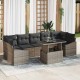 Sonata H Градински Софа Комплект 8 pcs Сив 100 x 55 x 73 см