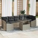 Sonata H Градински Софа Комплект 8 pcs Светлосиво 100 x 55 x 73 см