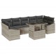 Sonata H Градински Софа Комплект 8 pcs Светлосиво 100 x 55 x 73 см