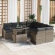 Sonata H Градински Софа Комплект 9 pcs Сив 100 x 55 x 73 см