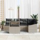Sonata H Градински Софа Комплект 6 pcs Светлосиво 100 x 55 x 73 см