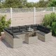 Sonata H Градински Софа Комплект 10 pcs Светлосиво 100 x 55 x 73 см