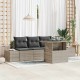 Sonata H Градински Софа Комплект 5 pcs Светлосиво 100 x 55 x 73 см