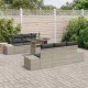 Sonata Set de canapea 7 buc. Gri deschis poliratan