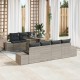 Sonata H Градински Софа Комплект 8 pcs Светлосиво 100 х 55 х 73 см