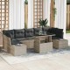 Sonata H Градински Софа Комплект 8 pcs Светлосиво 100 x 55 x 73 см