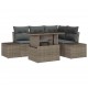 Sonata H Градински Софа Комплект 5 pcs Сив 100 x 55 x 73 см