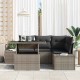 Sonata H Градински Софа Комплект 5 pcs Сив 100 x 55 x 73 см