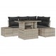 Sonata H Градински Софа Комплект 5 pcs Светлосиво 100 x 55 x 73 см