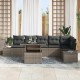 Sonata H Градински Софа Комплект 7 pcs Сив 100 x 55 x 73 см