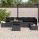Sonata H Градински Софа Комплект 7 pcs Черно 100 x 55 x 73 см