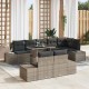 Sonata H Градински Софа Комплект 9 pcs Сив 100 x 55 x 73 см