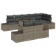 Sonata H Градински Софа Комплект 9 pcs Сив 100 x 55 x 73 см