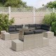 Sonata H Градински Софа Комплект 9 pcs Светлосиво 100 x 55 x 73 см