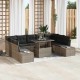 Sonata H Градински Софа Комплект 10 pcs Сив 100 х 55 х 73 см