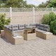 Sonata H Градински Софа Комплект 10 pcs бежово и светлосиво