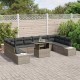 Sonata H Градински Софа Комплект 11 pcs Сив 100 x 55 x 73 см