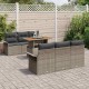 Sonata H Градински Софа Комплект 7 pcs Сив 100 x 55 x 73 см