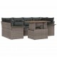Sonata H Градински Софа Комплект 7 pcs Сив 100 x 55 x 73 см