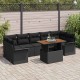 Sonata H Градински Софа Комплект 8 pcs Черно 100 x 55 x 73 см