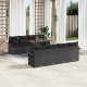 Sonata H Градински Софа Комплект 7 pcs Черно 100 x 55 x 73 см