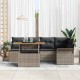 Sonata H Градински Софа Комплект 6 pcs Сив 100 x 55 x 73 см