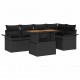 Sonata H Градински Софа Комплект 6 pcs Черно 100 x 55 x 73 см