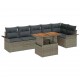 Sonata H Градински Софа Комплект 7 pcs Сив 100 x 55 x 73 см