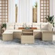 Sonata H Градински Софа Комплект с възглавница 8 pcs бежово и кремаво