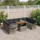 Sonata H Градински Софа Комплект 10 pcs Сив 100 x 55 x 73 см