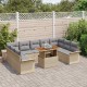Sonata H Градински Софа Комплект 10 pcs бежово и светлосиво