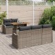 Sonata H Градински Софа Комплект 6 pcs Сив 100 x 55 x 73 см