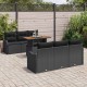 Sonata H Градински Софа Комплект 7 pcs Черно 100 x 55 x 73 см