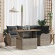Sonata H Градински Софа Комплект 5 pcs Сив 100 x 55 x 73 см