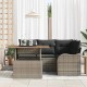 Sonata H Градински Софа Комплект 5 pcs Сив 100 x 55 x 73 см