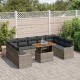 Sonata H Градински Софа Комплект 10 pcs Сив 100 x 55 x 73 см
