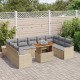 Sonata H Градински Софа Комплект 10 pcs бежово и светлосиво