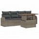 Sonata H Градински Софа Комплект 5 pcs Сив 100 x 55 x 73 см