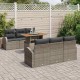Sonata H Градински Софа Комплект 7 pcs Сив 100 x 55 x 73 см
