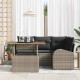 Sonata H Градински Софа Комплект 5 pcs Сив 100 x 55 x 73 см