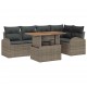 Sonata H Градински Софа Комплект 6 pcs Сив 100 x 55 x 73 см