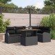Sonata H Градински Софа Комплект 6 pcs Черно 100 x 55 x 73 см