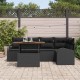 Sonata H Градински Софа Комплект 6 pcs Черно 100 x 55 x 73 см