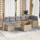 Sonata H Градински Софа Комплект с възглавница 8 pcs бежово и светлосиво