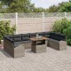 Sonata H Градински Софа Комплект 11 pcs Сив 100 x 55 x 73 см