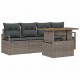 Sonata H Градински Софа Комплект 5 pcs Сив 100 x 55 x 73 см