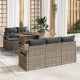 Sonata H Градински Софа Комплект 6 pcs Сив 100 x 55 x 73 см