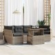 Sonata H Градински Софа Комплект 7 pcs Сив 100 x 55 x 73 см